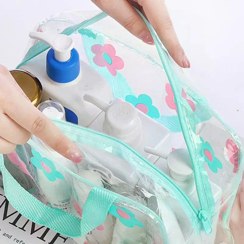 Transparent PVC Makeup Bags Portable Women's Floral Waterproof Cosmetic Bag Travel Washing Toiletry Shower Storage Pouches
Transparent PVC Makeup Bags Portable Women's Floral Waterproof Cosmetic Bag Travel Washing Toiletry Shower Storage Pouches