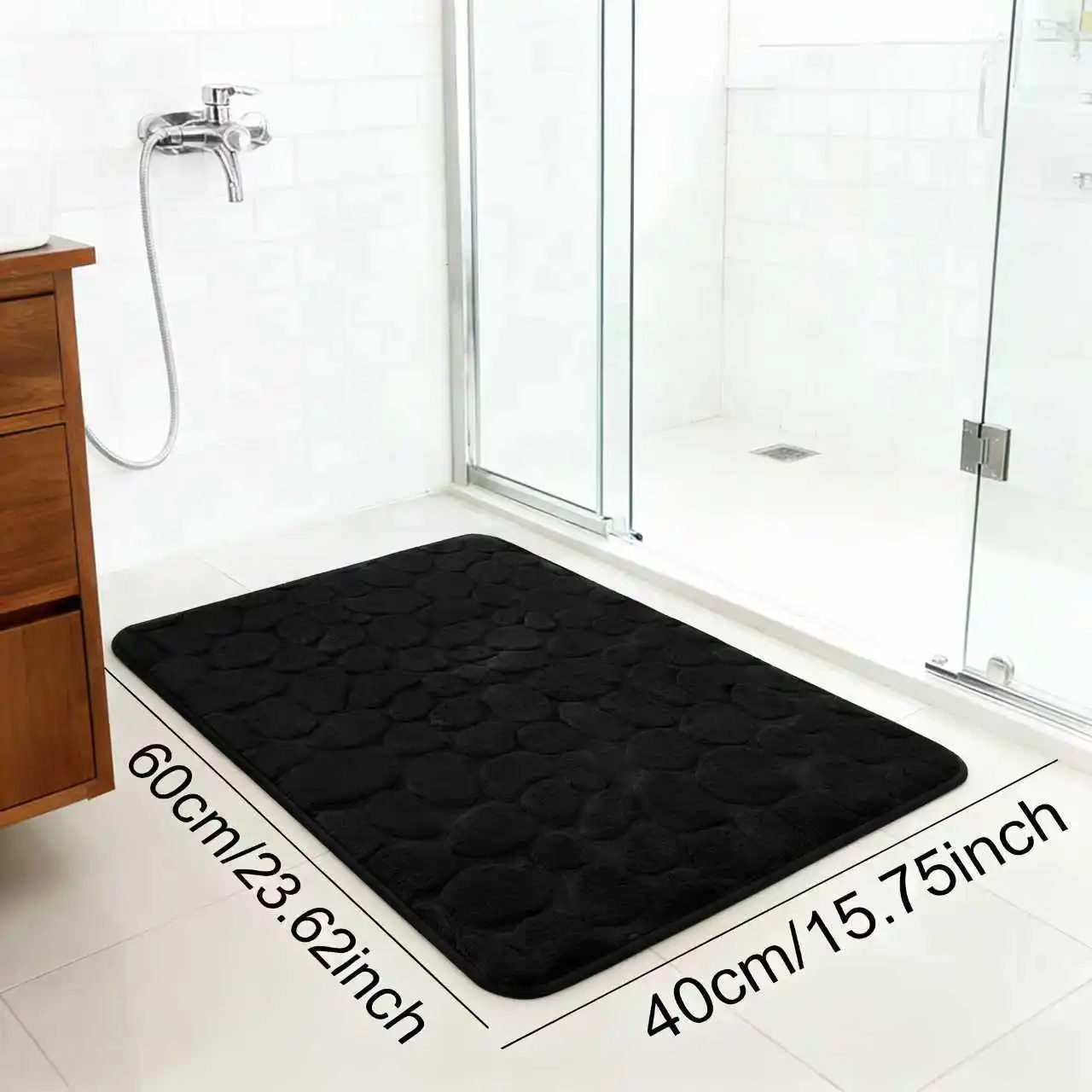 1pc Coralline Velvet Bathroom Anti-slip Mat,with Lining on the Bottom for Anti-slip and Water Absorption,for Bathroom Door
1pc Coralline Velvet Bathroom Anti-slip Mat,with Lining on the Bottom for Anti-slip and Water Absorption,for Bathroom Door