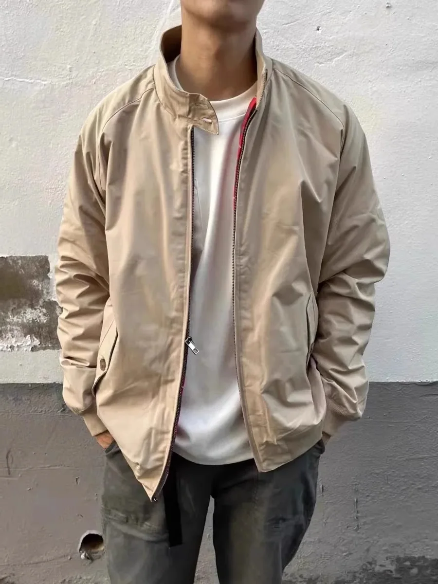 Ретро American Hard Man Jaet Хаки, весенне-осенняя мужская мотоциклетная слиповая простая рабочая одежда, верхняя одежда с воротником-стойкой, пальто
Ретро American Hard Man Jaet Хаки, весенне-осенняя мужская мотоциклетная слиповая простая рабочая одежда, верхняя одежда с воротником-стойкой, пальто