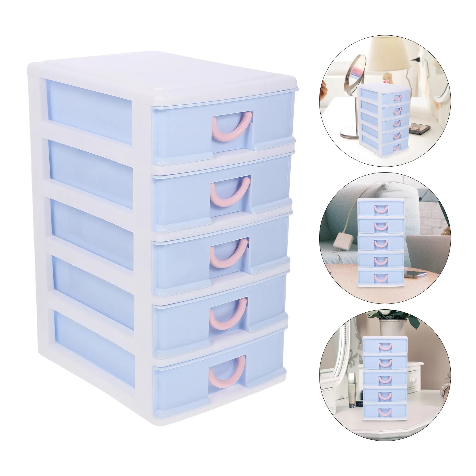 5-уровневый настольный органайзер с прозрачными ящиками для хранения канцелярии, косметики, украшений, большой вместимости, пластиковый, многослойный
5-уровневый настольный органайзер с прозрачными ящиками для хранения канцелярии, косметики, украшений, большой вместимости, пластиковый, многослойный