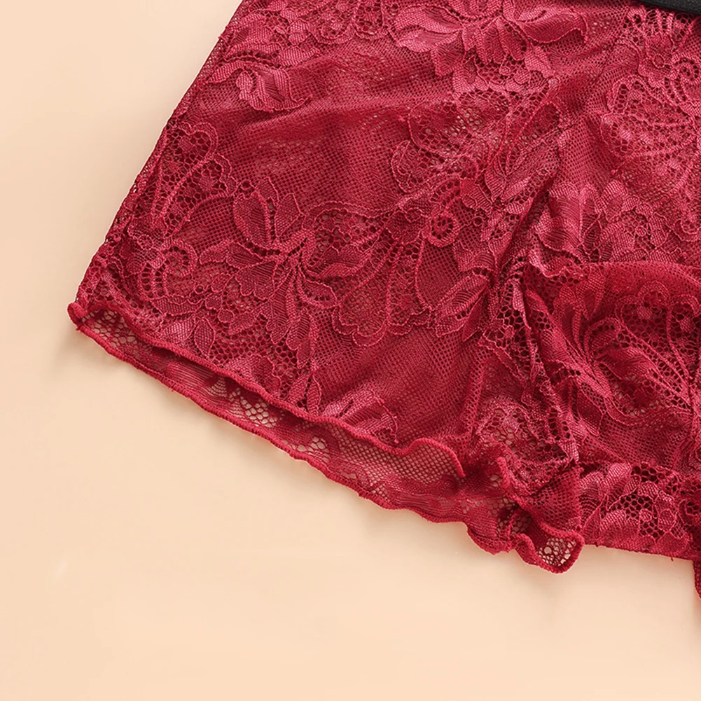 Comfortable Fashion Men Floral Jacquard Lace Boxers Shorts Pouch Sissy Lingerie Breathable Boxer Underwear Jockstrap
Comfortable Fashion Men Floral Jacquard Lace Boxers Shorts Pouch Sissy Lingerie Breathable Boxer Underwear Jockstrap