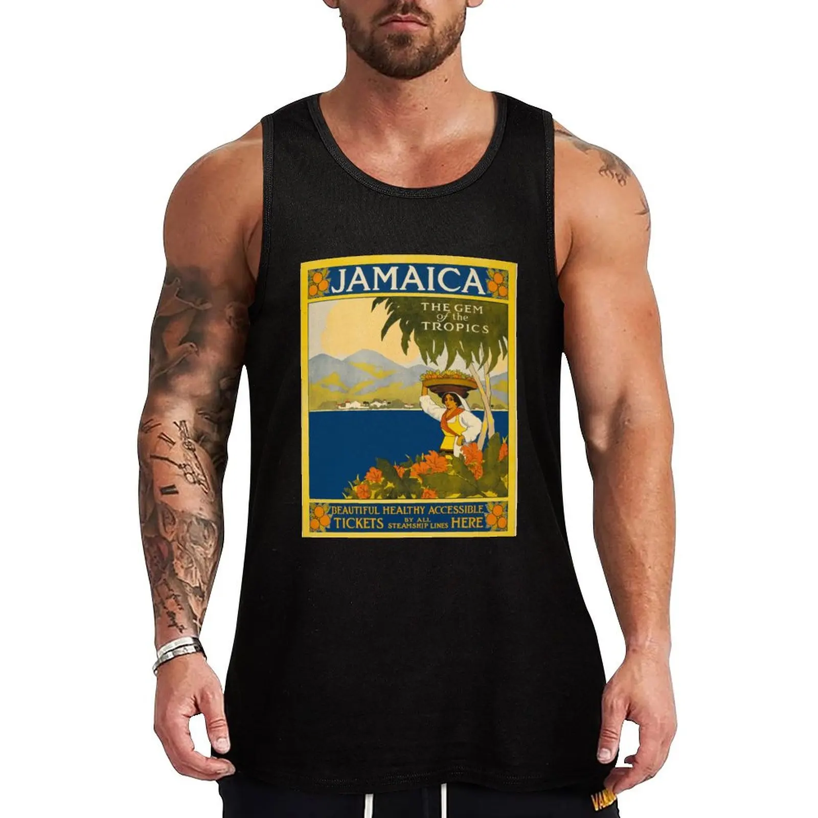 Jamaica Tank Top Casual Graphic Tank Top Print Design Sleeveless Top
Jamaica Tank Top Casual Graphic Tank Top Print Design Sleeveless Top