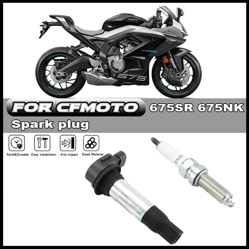 For CFMOTO 675SR 675SS 675NK Motorcycle Ignition Coil Spark Plug High Voltage Pack High Voltage Cap Igniter Original Accessories
For CFMOTO 675SR 675SS 675NK Motorcycle Ignition Coil Spark Plug High Voltage Pack High Voltage Cap Igniter Original Accessories