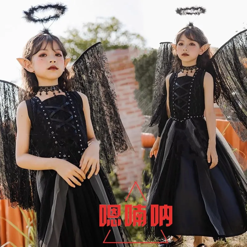 Halloween Children's Night Elf Parent-Child Stage Dress Performance Costume Polyester Fiber 100% Traditional Chinese ...
Halloween Children's Night Elf Parent-Child Stage Dress Performance Costume Polyester Fiber 100% Traditional Chinese ...