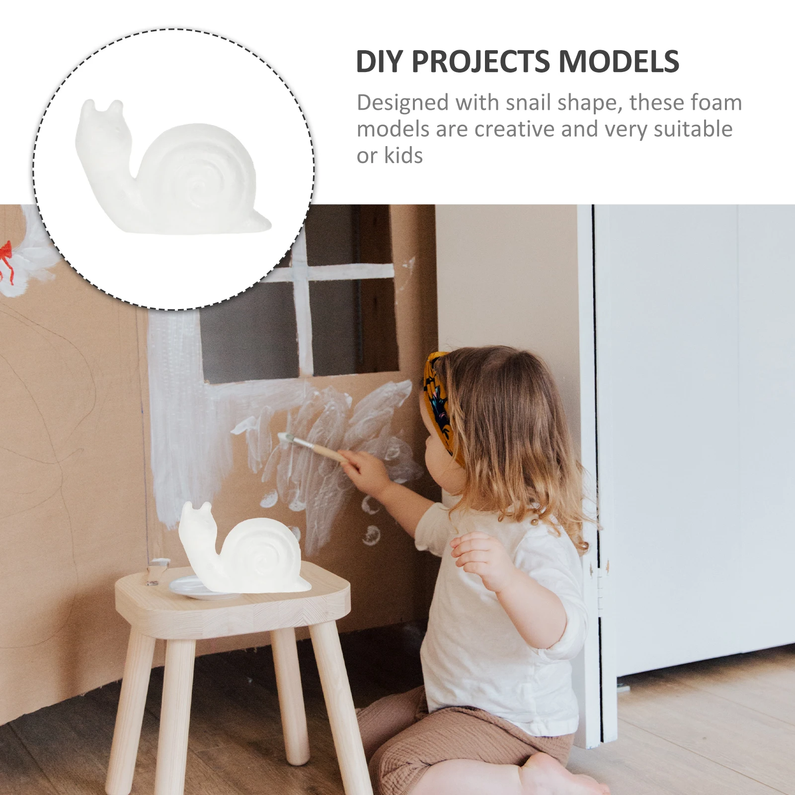 10 Pcs Foam Snail Ornament Simulation Toy Manual Blank Animal Puppet for Graffiti
10 Pcs Foam Snail Ornament Simulation Toy Manual Blank Animal Puppet for Graffiti