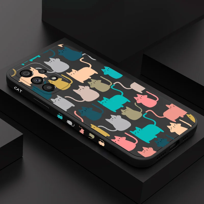 Colorful Cat Case For Samsung Galaxy A73 A53 A33 A23 A13 A03 A72 A52 A52S A32 A22 A12 A02 A02S A71 A51 A31 A21S 4G 5G Cover
Colorful Cat Case For Samsung Galaxy A73 A53 A33 A23 A13 A03 A72 A52 A52S A32 A22 A12 A02 A02S A71 A51 A31 A21S 4G 5G Cover