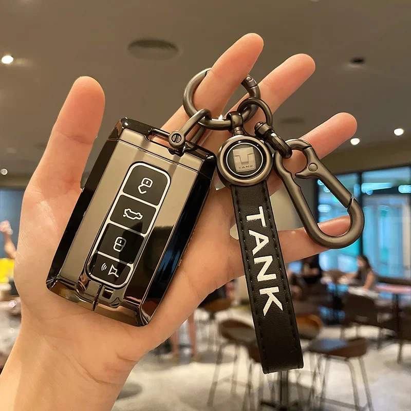 Car Zinc Alloy & Silicone Key Case Cover Chain Ring For Great Wall GWM WEY TANK 300 500 Tank300 Fob Smart Key Shell Accessories
Car Zinc Alloy & Silicone Key Case Cover Chain Ring For Great Wall GWM WEY TANK 300 500 Tank300 Fob Smart Key Shell Accessories