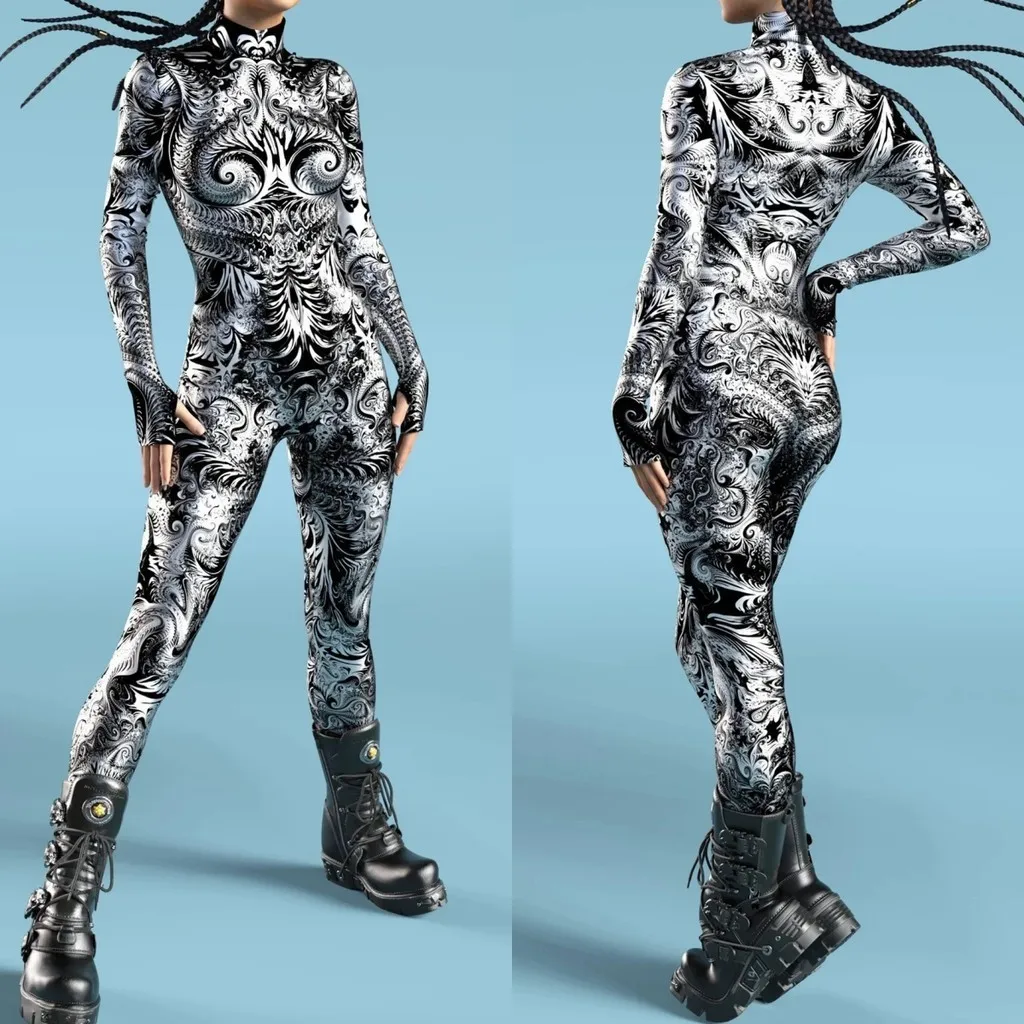 Unisex Cyber Punk 3D Digital Printing Halloween Party Role Play Outfit Women Men Cosplay Costume Carnival Jumpsuit
Unisex Cyber Punk 3D Digital Printing Halloween Party Role Play Outfit Women Men Cosplay Costume Carnival Jumpsuit