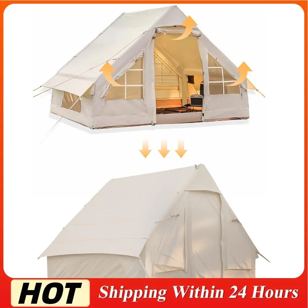 4-6 Person House Self-Supporting Air Tent with Hand Pump Automatic Inflatable Floating Tent Storage Bag for Adults Travel Hiking
4-6 Person House Self-Supporting Air Tent with Hand Pump Automatic Inflatable Floating Tent Storage Bag for Adults Travel Hiking