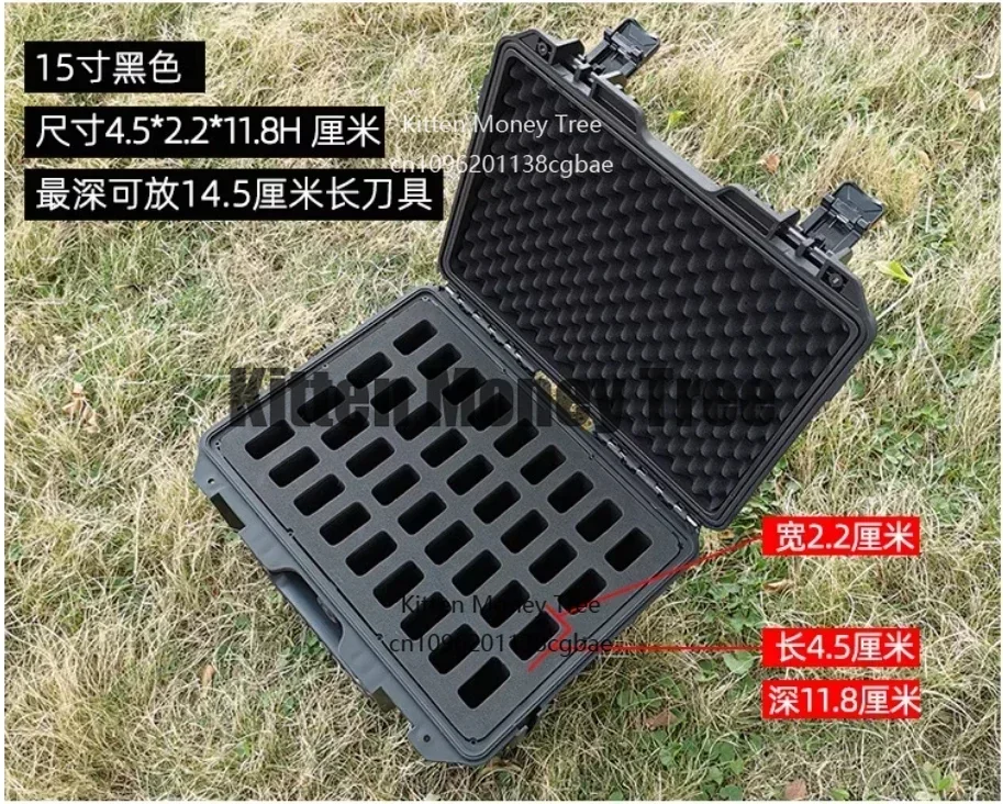 Folding knife box Collection EDC portable Swiss butterfly folding knife storage box 36 slots
Folding knife box Collection EDC portable Swiss butterfly folding knife storage box 36 slots