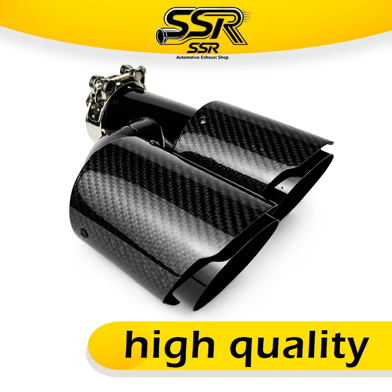 AK LOGO 1 Pcs Universal Car Carbon Fibre Tail Throat Length Black h-Shaped Double Out Twill Glossy Exhaust Muffler Tip
AK LOGO 1 Pcs Universal Car Carbon Fibre Tail Throat Length Black h-Shaped Double Out Twill Glossy Exhaust Muffler Tip