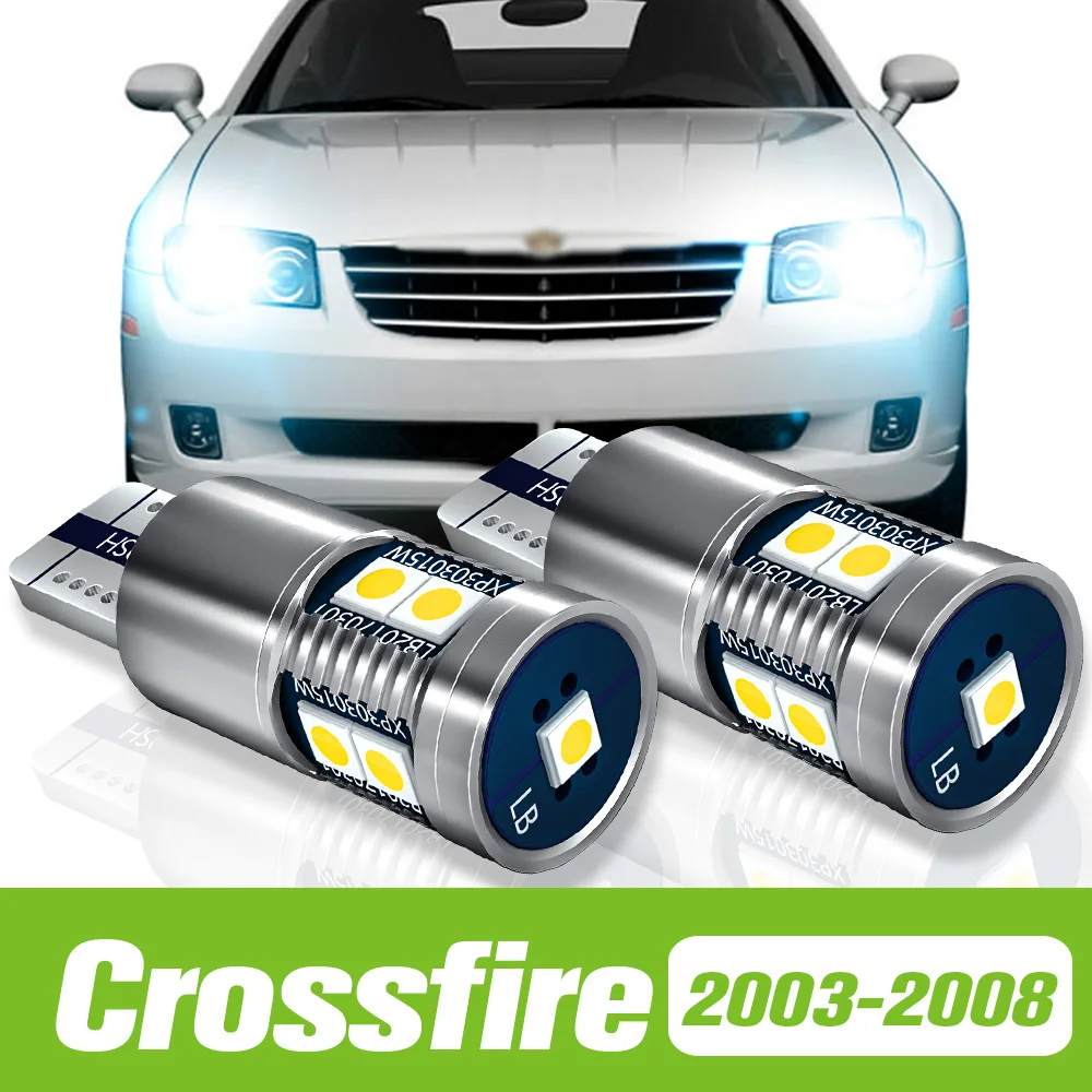2pcs For Chrysler Crossfire 2003-2008 LED Parking Light Clearance Lamp 2004 2005 2006 2007 Accessories
2pcs For Chrysler Crossfire 2003-2008 LED Parking Light Clearance Lamp 2004 2005 2006 2007 Accessories