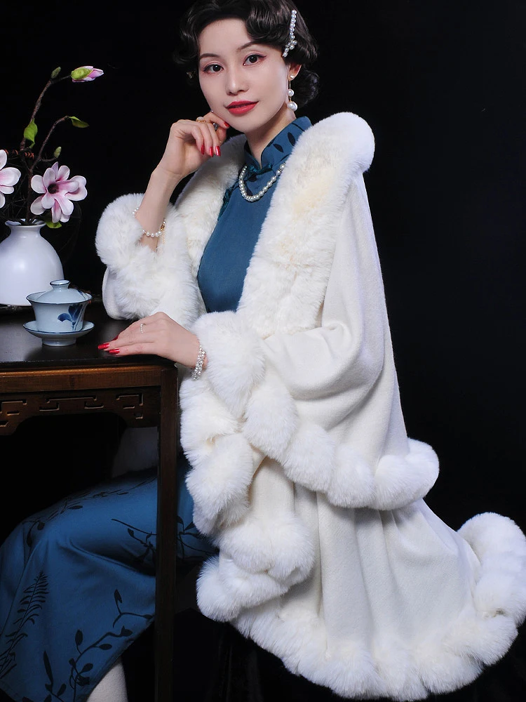 Экологичная шаль из кроличьего меха, шали Qipao, вязаная куртка, кардиган, накидка-Ципао, парная теплая шаль, пальто
Экологичная шаль из кроличьего меха, шали Qipao, вязаная куртка, кардиган, накидка-Ципао, парная теплая шаль, пальто