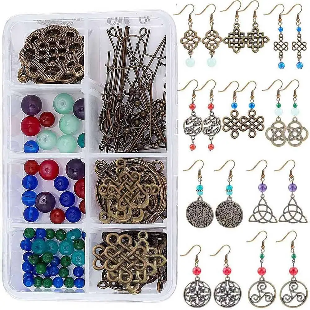 DIY Dangle Earring Making Kits Including Style Alloy Pendants Pendant Cabochon Settings 304 Stainless Steel Pendants
DIY Dangle Earring Making Kits Including Style Alloy Pendants Pendant Cabochon Settings 304 Stainless Steel Pendants