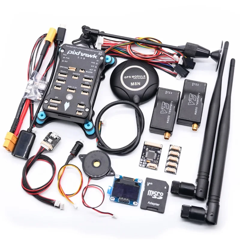 Pixhawk PX4 PIX 2.4.8 32 Bit Flight Controller Autopilot with 4G SD Safety Switch Buzzer PPM I2C for RC Quadcopter Ardupilot
Pixhawk PX4 PIX 2.4.8 32 Bit Flight Controller Autopilot with 4G SD Safety Switch Buzzer PPM I2C for RC Quadcopter Ardupilot