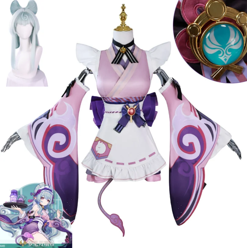 Anime Game Yumemizuki Mizuki Cosplay Costume Genshin Impact Role-play Women's Dresses Uniforms Costumes for Girls
Anime Game Yumemizuki Mizuki Cosplay Costume Genshin Impact Role-play Women's Dresses Uniforms Costumes for Girls
