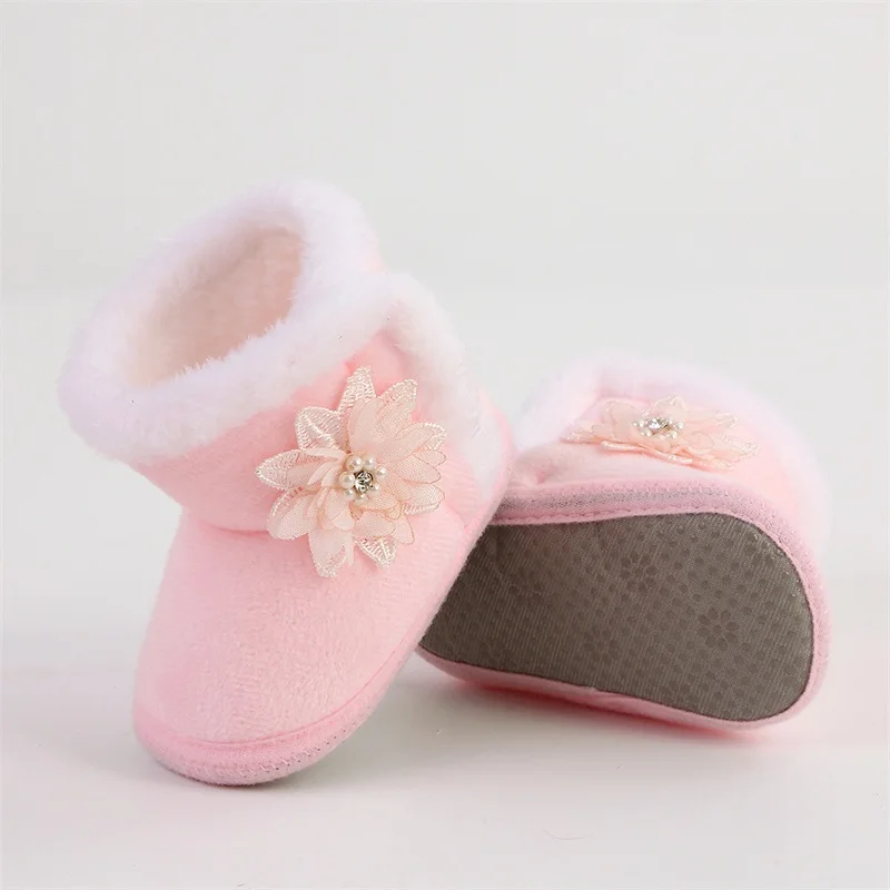 Newborn Girls Snow Boots Winter Flower Ankle Boots Warm Baby Walking Shoes for Toddler Infant
Newborn Girls Snow Boots Winter Flower Ankle Boots Warm Baby Walking Shoes for Toddler Infant