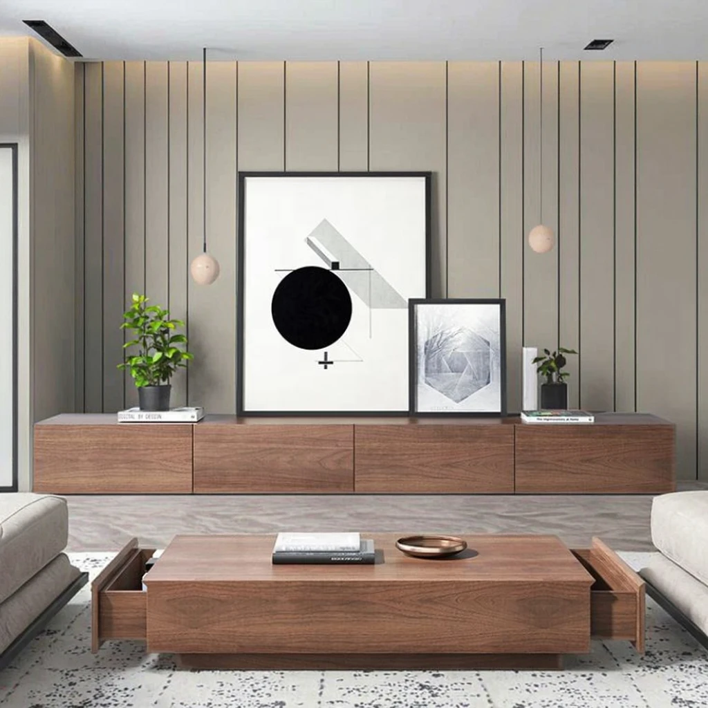 Luxury Style Modern Minimalist Solid Wood Coffee Table with Iron Foot TV Cabinet Combination for Bedroom Living Room
Luxury Style Modern Minimalist Solid Wood Coffee Table with Iron Foot TV Cabinet Combination for Bedroom Living Room