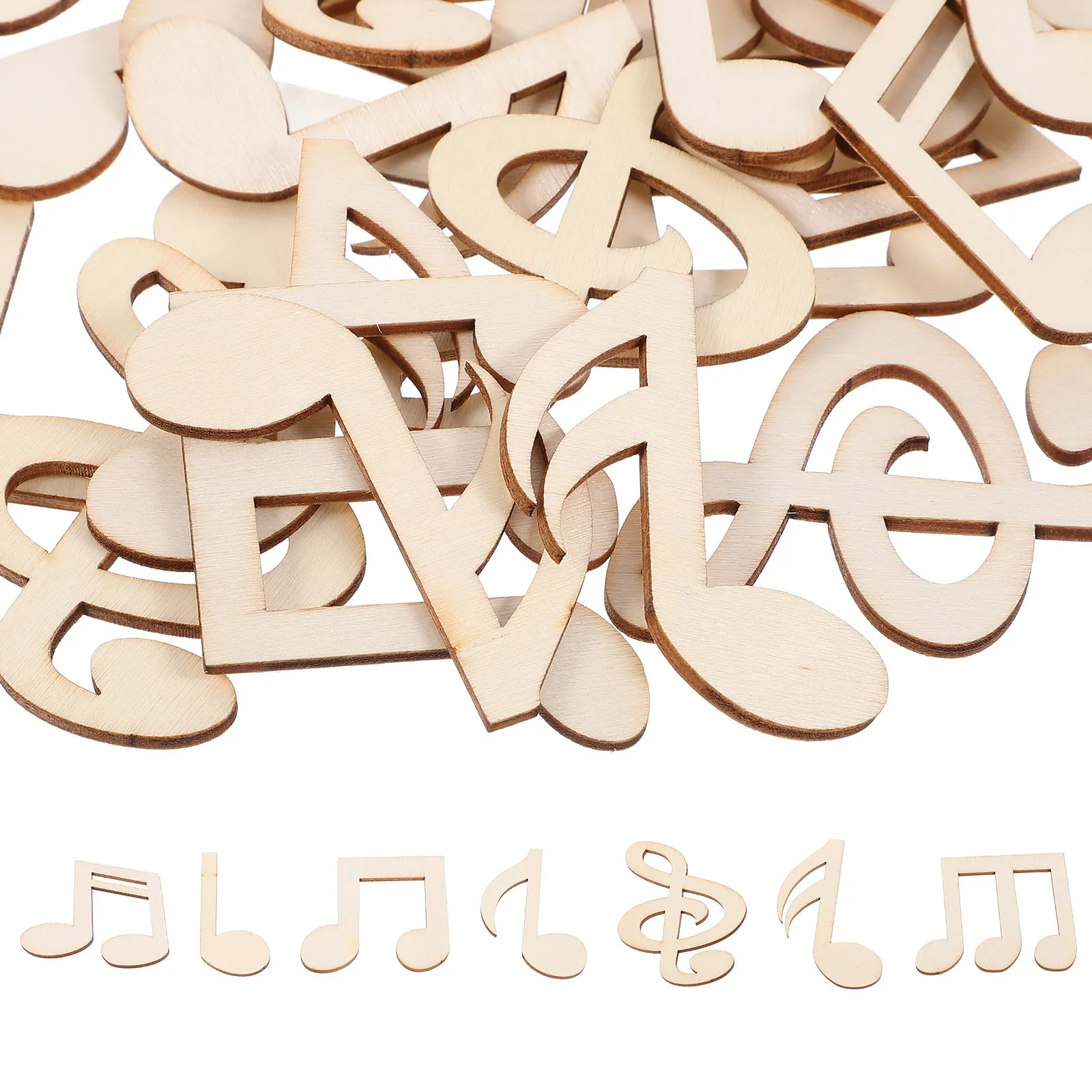 50Pcs Music Note Wooden Embellishments Natural Unfinished Large 55Mm DIY Crafts Home Wedding Birthday Decor Ornaments
50Pcs Music Note Wooden Embellishments Natural Unfinished Large 55Mm DIY Crafts Home Wedding Birthday Decor Ornaments