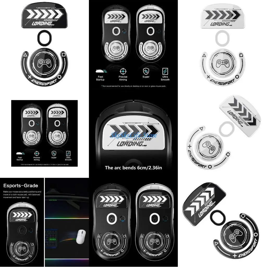 E65E смягченные стеклянные коньки мыши для мыши Glides Glides для GPW 2 
E65E смягченные стеклянные коньки мыши для мыши Glides Glides для GPW 2