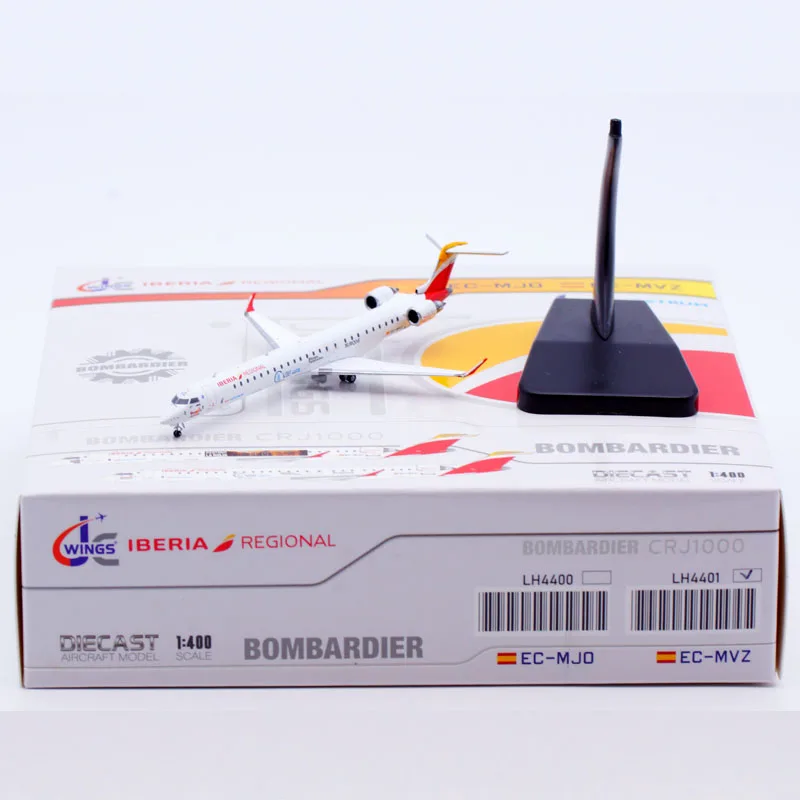 Коллекционный самолет из сплава LH4401, подарок JC Wings 1:400 Iberia Regional Bombardier CRJ-1000, литой под давлением самолет, реактивная модель EC-MVZ
Коллекционный самолет из сплава LH4401, подарок JC Wings 1:400 Iberia Regional Bombardier CRJ-1000, литой под давлением самолет, реактивная модель EC-MVZ