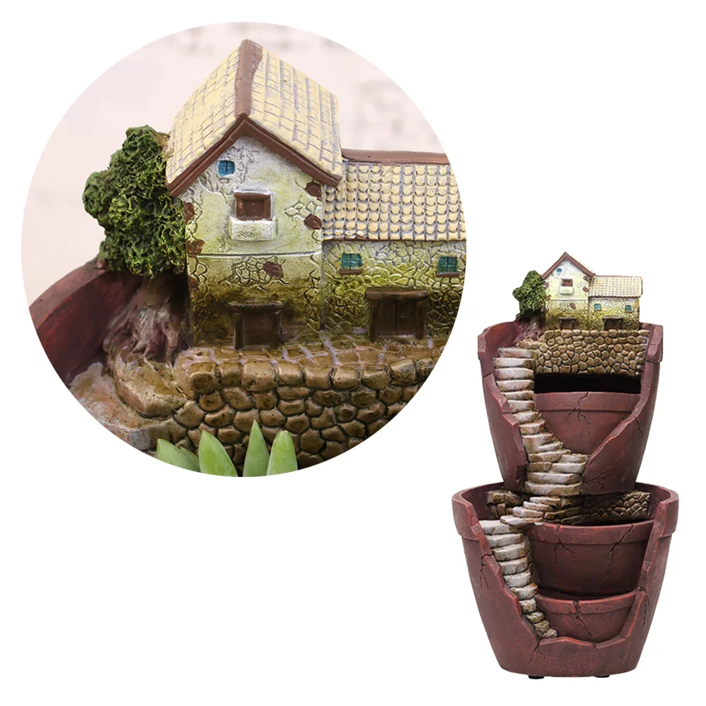 Resin Flower Pot Dual Layer Sky Garden Herb Succulent Cacti Bonsai Planter Box Creative Micro Landscape Decor for Desk Balcony
Resin Flower Pot Dual Layer Sky Garden Herb Succulent Cacti Bonsai Planter Box Creative Micro Landscape Decor for Desk Balcony