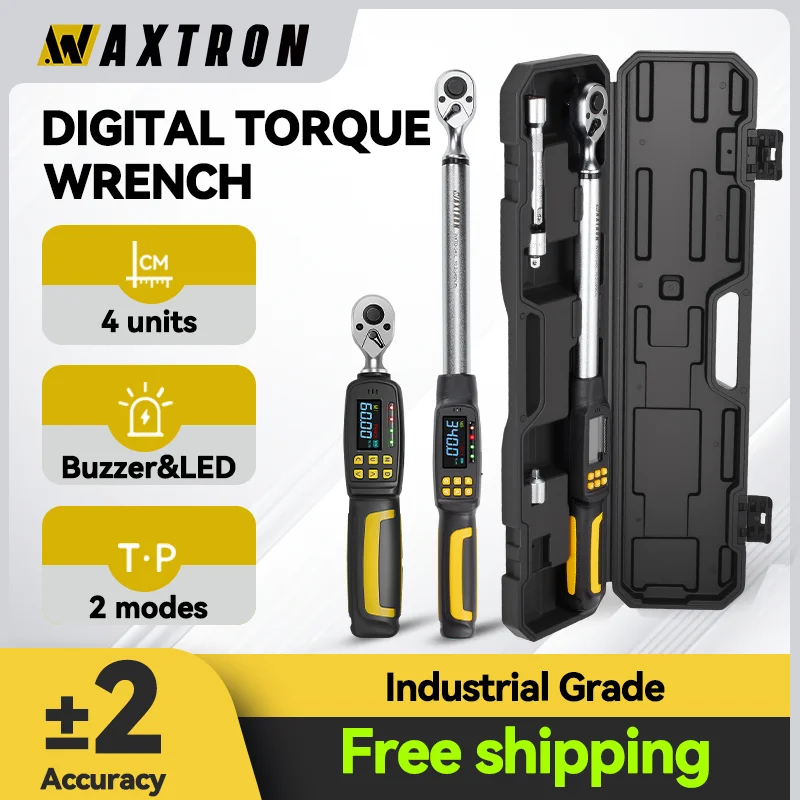 1/2'' Digital Torque Wrench 2% Accuracy Hand Tools 1/4'' 3/8'' Torque Wrench Digital For Auto Motorcycle Bike Waxtron Hot
1/2'' Digital Torque Wrench 2% Accuracy Hand Tools 1/4'' 3/8'' Torque Wrench Digital For Auto Motorcycle Bike Waxtron Hot