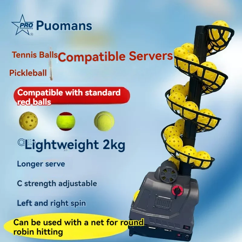 2024 Newest Pickleball Automatic Ball Serving Machine Trainer Lightweight Height Adjustable Can Be Rotated Left And Right
2024 Newest Pickleball Automatic Ball Serving Machine Trainer Lightweight Height Adjustable Can Be Rotated Left And Right