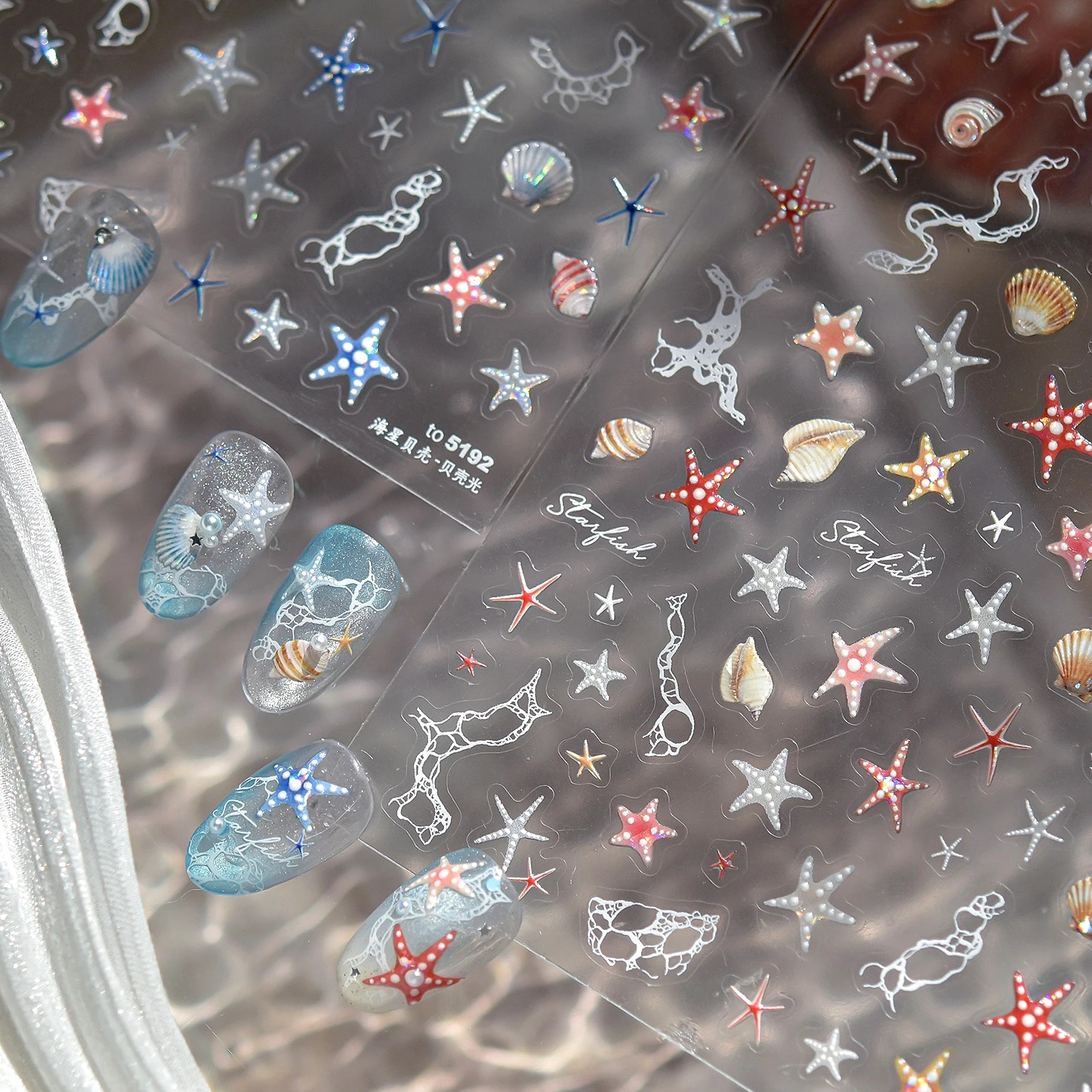 Summer Oceanic Shell Starfish Conch Ripple Water Bubble Sea Bubble Seasnail Nail Art Stickers Decals Manicure Tools Decorations
Summer Oceanic Shell Starfish Conch Ripple Water Bubble Sea Bubble Seasnail Nail Art Stickers Decals Manicure Tools Decorations