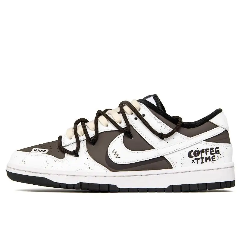 [Женские туфли для скейтборда Nike Dunk Coffee Time на заказ, нескользящие амортизирующие низкие туфли для скейтборда, женские белые, коричневые
[Женские туфли для скейтборда Nike Dunk Coffee Time на заказ, нескользящие амортизирующие низкие туфли для скейтборда, женские белые, коричневые