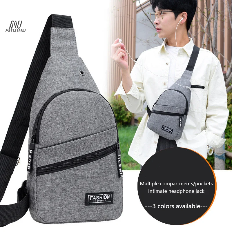 Multifunctional Chest Bag Men's Fashion Trend Oxford Cloth Shoulder Bag Crossbody Bag Casual Sports Chest Bag With Headset Hole
Multifunctional Chest Bag Men's Fashion Trend Oxford Cloth Shoulder Bag Crossbody Bag Casual Sports Chest Bag With Headset Hole