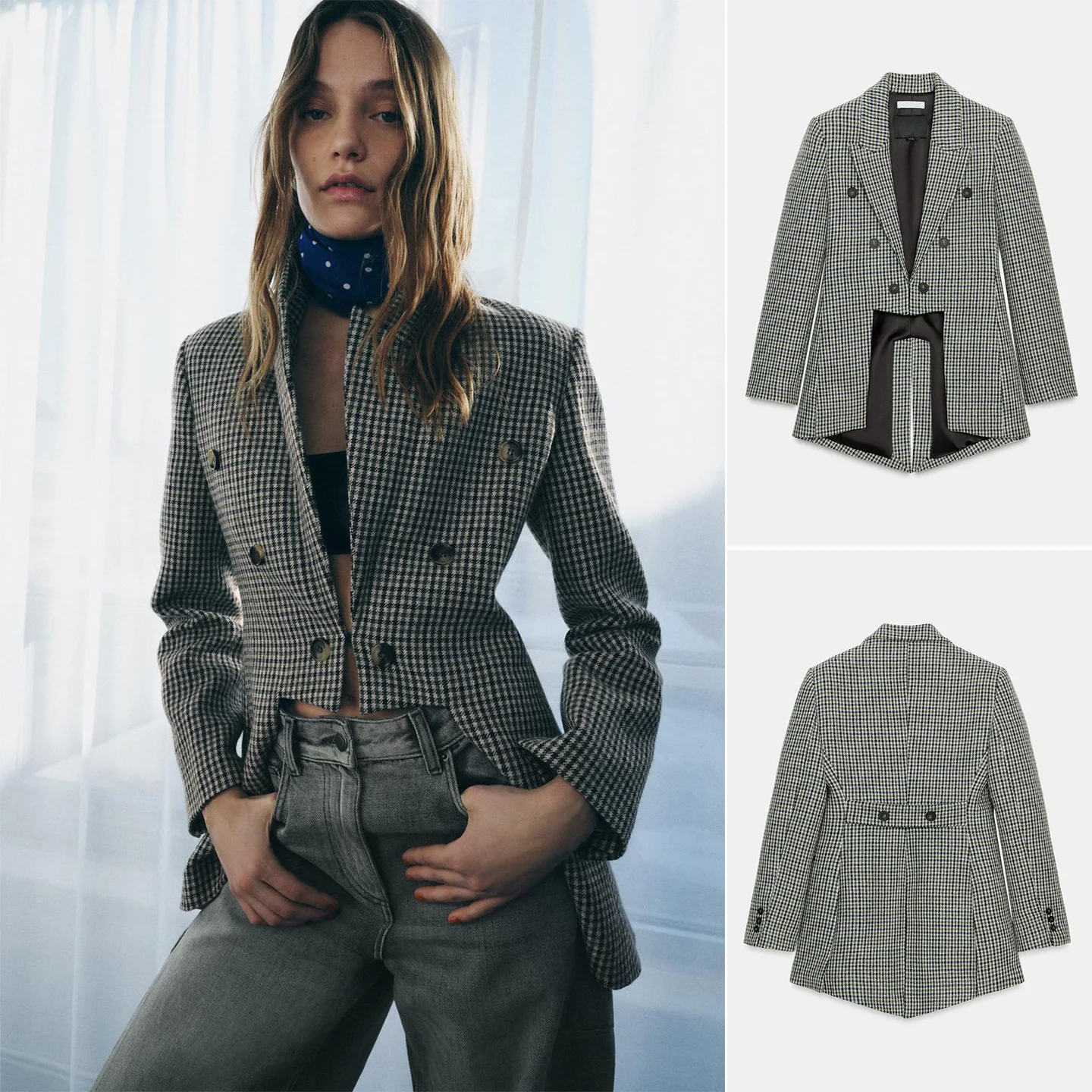 Spring New Arrival Women's Cheered Long Sve Notched Collar Asymmetric Hemline Tuxedo Jaet Slim Fit Commute Sle
Spring New Arrival Women's Cheered Long Sve Notched Collar Asymmetric Hemline Tuxedo Jaet Slim Fit Commute Sle