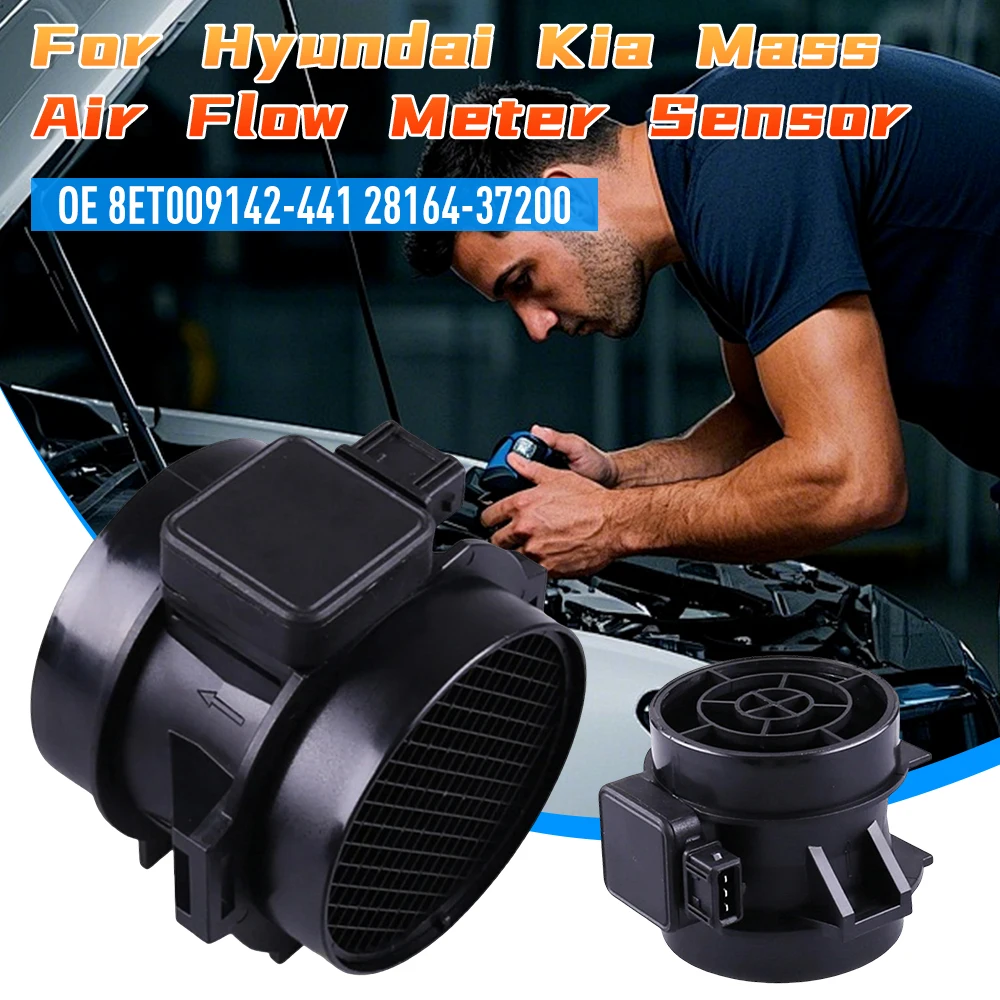 For Hyundai Kia Air Flow Sensor OE 8ET009142-441 28164-37200 Air Flow Meter Sensor for Automobiles Accessories
For Hyundai Kia Air Flow Sensor OE 8ET009142-441 28164-37200 Air Flow Meter Sensor for Automobiles Accessories