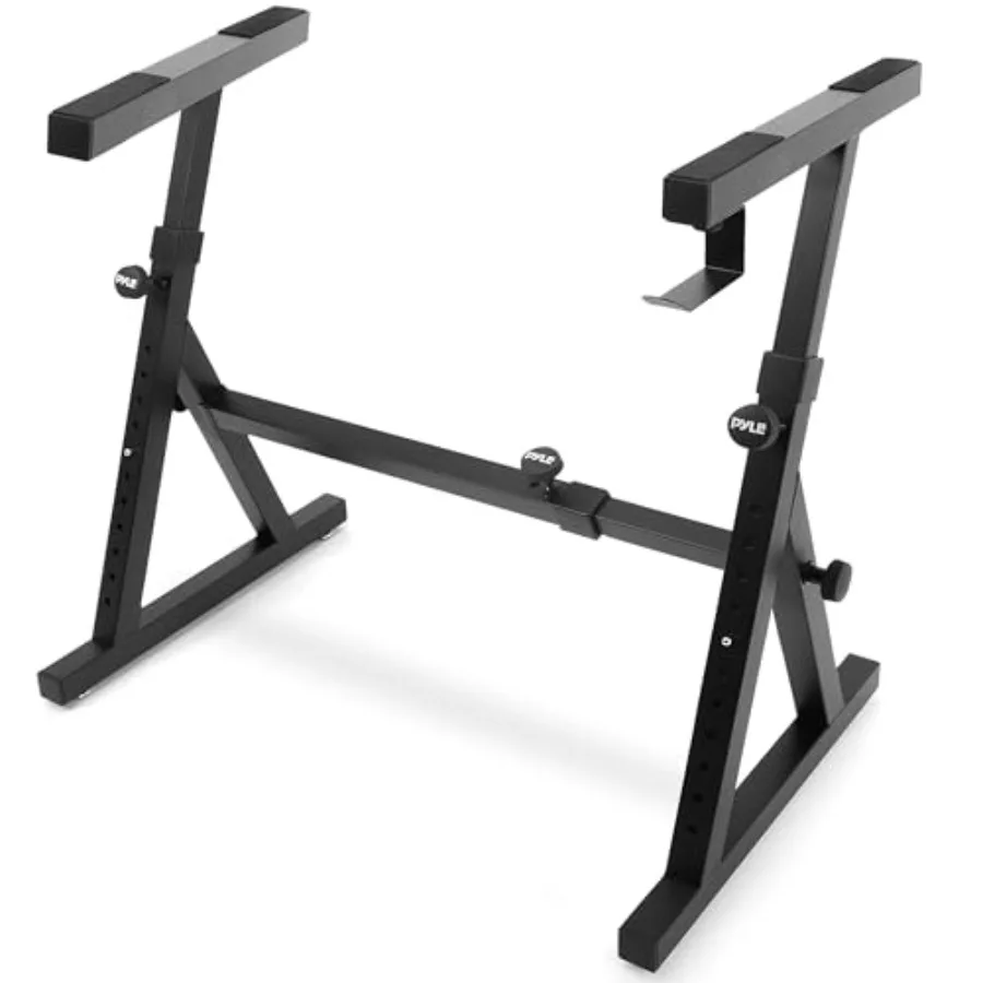 Heavy Duty Folding Keyboard Stand - Sturdy Reinforced Z Design w/ Adjustable Width Height Foam Padded Arms Digital Piano Stand
Heavy Duty Folding Keyboard Stand - Sturdy Reinforced Z Design w/ Adjustable Width Height Foam Padded Arms Digital Piano Stand
