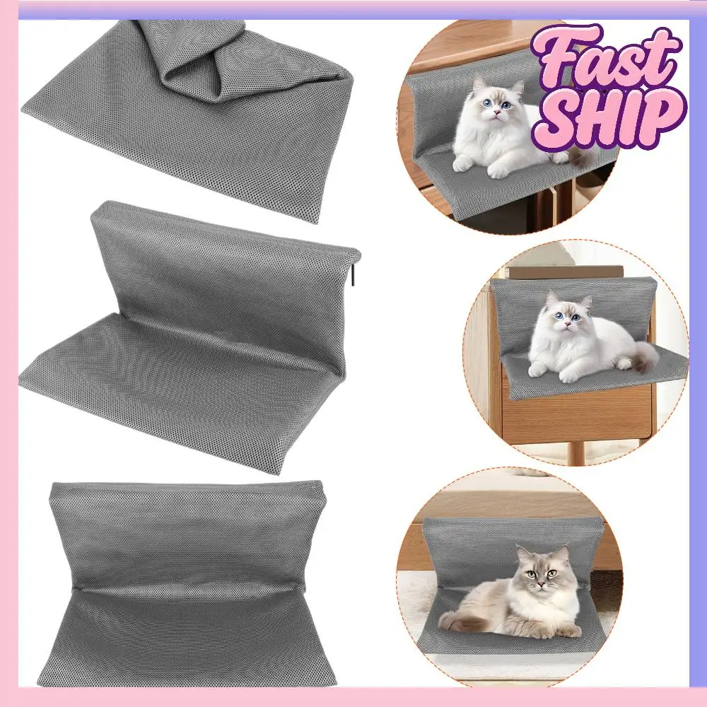 Подвесная кровать-гамак для кошек и котят, L-образное гнездо для кошек, подвесная лежанка для домашних животных
Подвесная кровать-гамак для кошек и котят, L-образное гнездо для кошек, подвесная лежанка для домашних животных