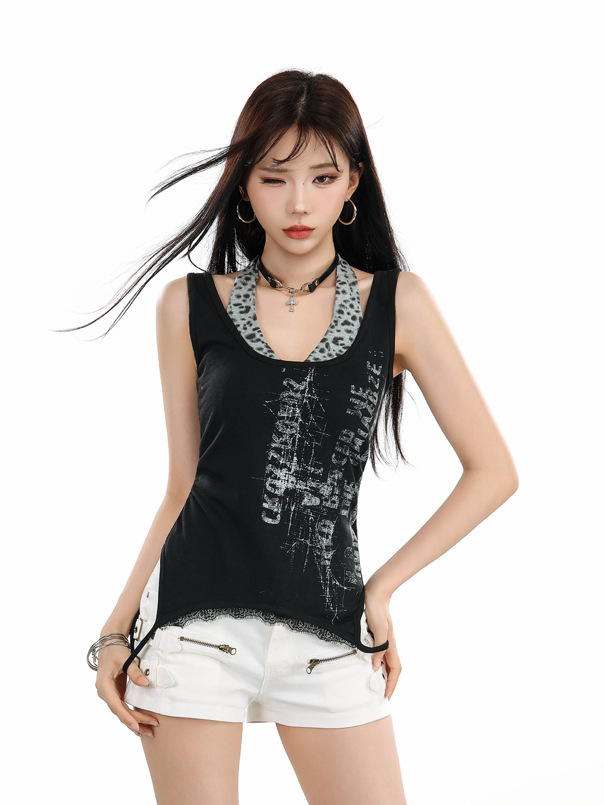Gothic Style Layering Leopard Print Tube Top Tank Women Sexy Inner Wear Black Strapless Top Breathable Short Length Citywalk
Gothic Style Layering Leopard Print Tube Top Tank Women Sexy Inner Wear Black Strapless Top Breathable Short Length Citywalk