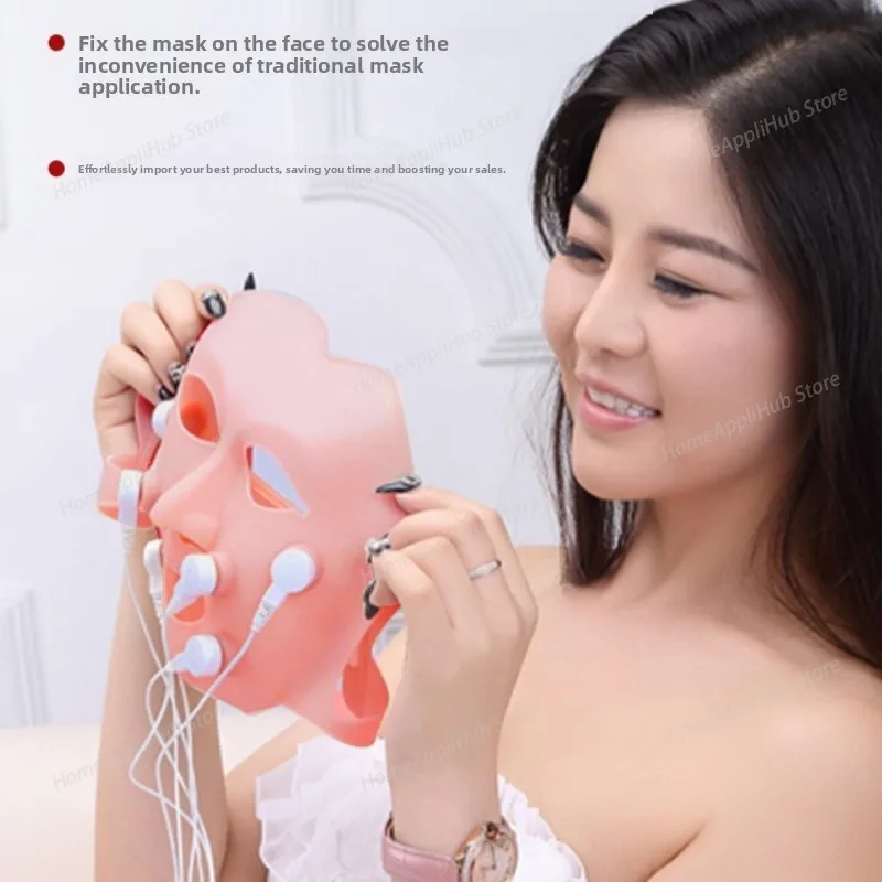 Подтяжка лица Beauty SPA Электрическая вибрация Силиконовая массажная косметическая маска красный свет терапия косметические инструменты
Подтяжка лица Beauty SPA Электрическая вибрация Силиконовая массажная косметическая маска красный свет терапия косметические инструменты