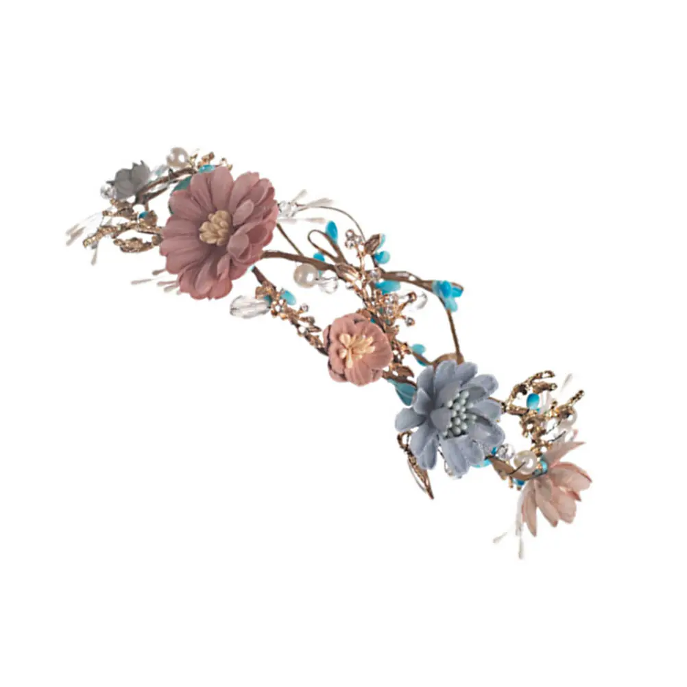 Creative Rhinestone Headb Wedding Party Headdress Bridal Hairb Baroque Style Lightweight Cloth Baroque Style Hairb Flowers
Creative Rhinestone Headb Wedding Party Headdress Bridal Hairb Baroque Style Lightweight Cloth Baroque Style Hairb Flowers