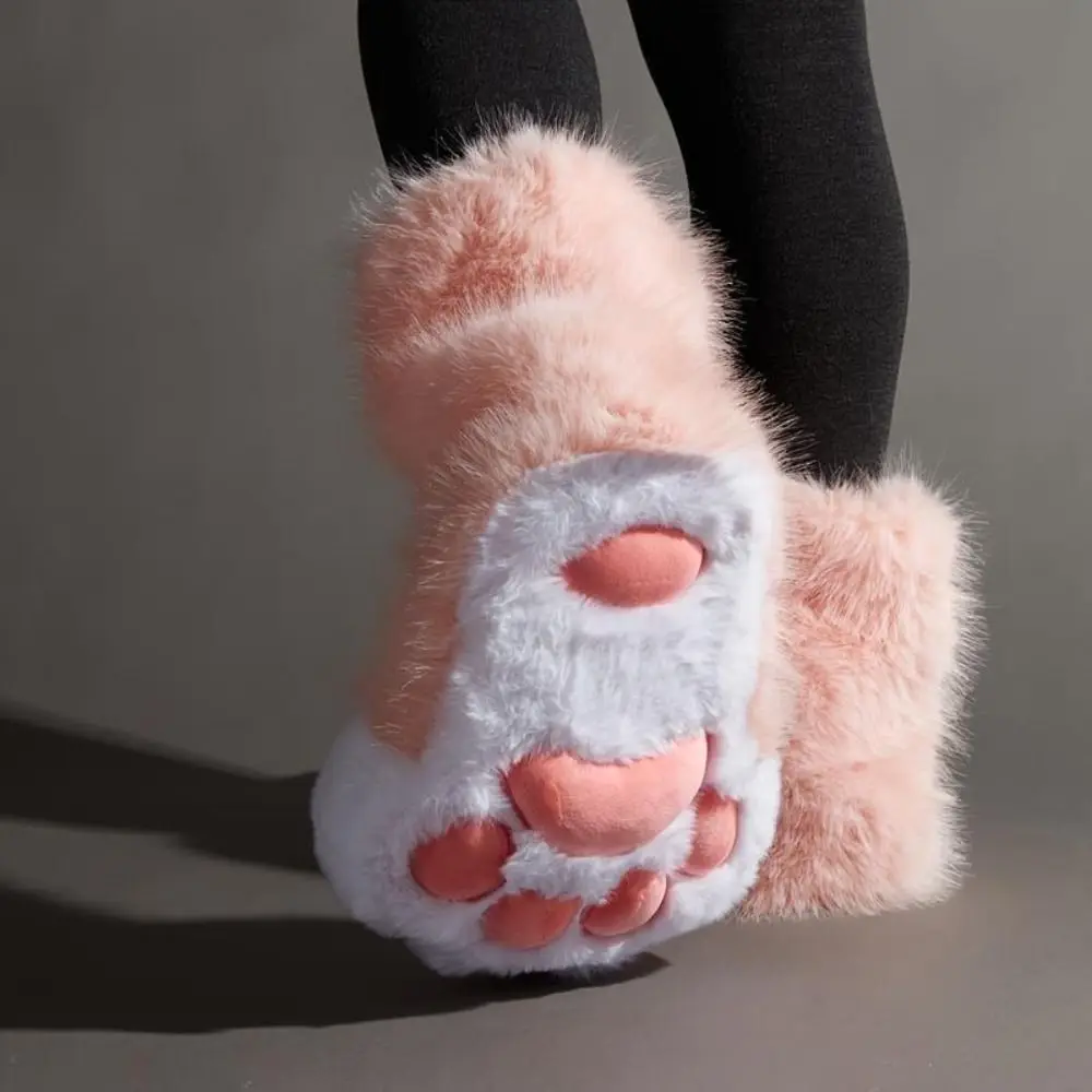 Fashion Cartoon Winter Cat Paw Slippers Furry Large Cosplay Props Shoes Thicken Warm Plush Cat Paw Boots Party
Fashion Cartoon Winter Cat Paw Slippers Furry Large Cosplay Props Shoes Thicken Warm Plush Cat Paw Boots Party