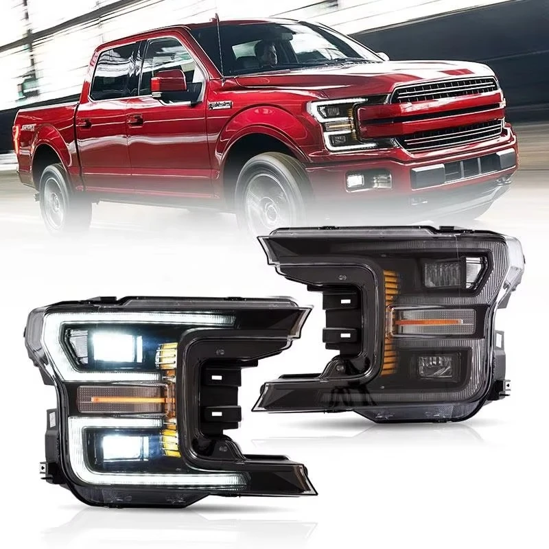 Manufacturer F-Series F-150 2017 2018 2019 LED Headlights with Sequential Indicator Head Lamp for F150
Manufacturer F-Series F-150 2017 2018 2019 LED Headlights with Sequential Indicator Head Lamp for F150