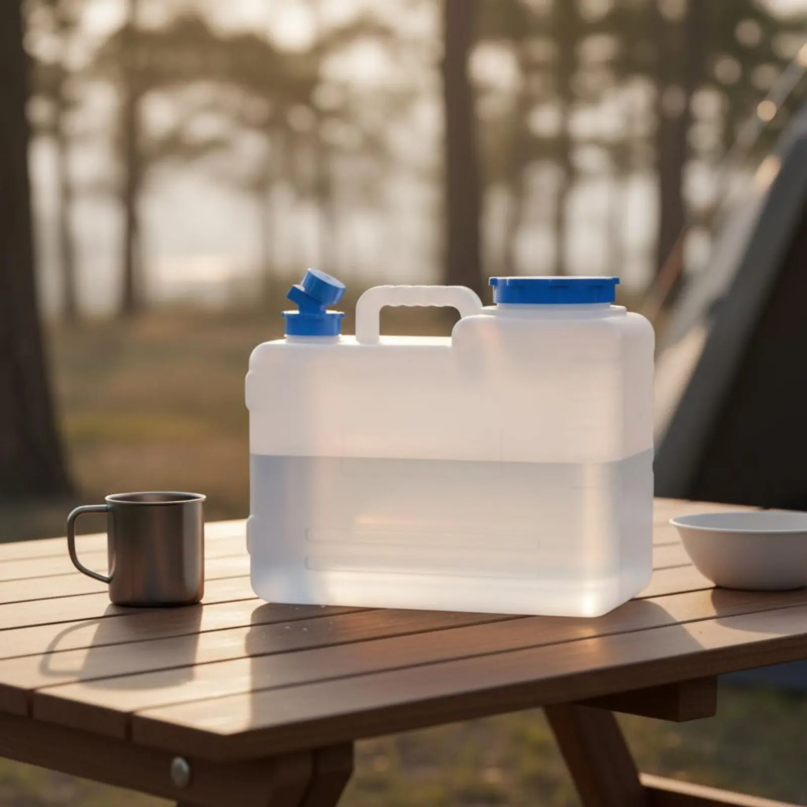 PE Water Container Food Grade Water Jug with Faucet Leak Resistant Easy to Clean for Car Travel
PE Water Container Food Grade Water Jug with Faucet Leak Resistant Easy to Clean for Car Travel