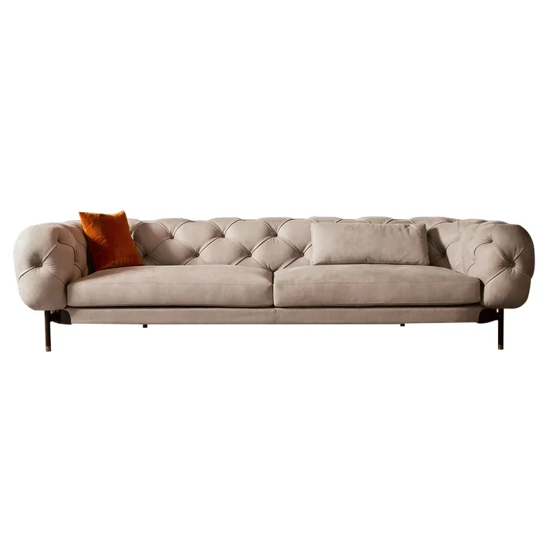 Decoration Small Apartment Living Room Technology Fabric Beauty Buckle Leather Sofa
Decoration Small Apartment Living Room Technology Fabric Beauty Buckle Leather Sofa