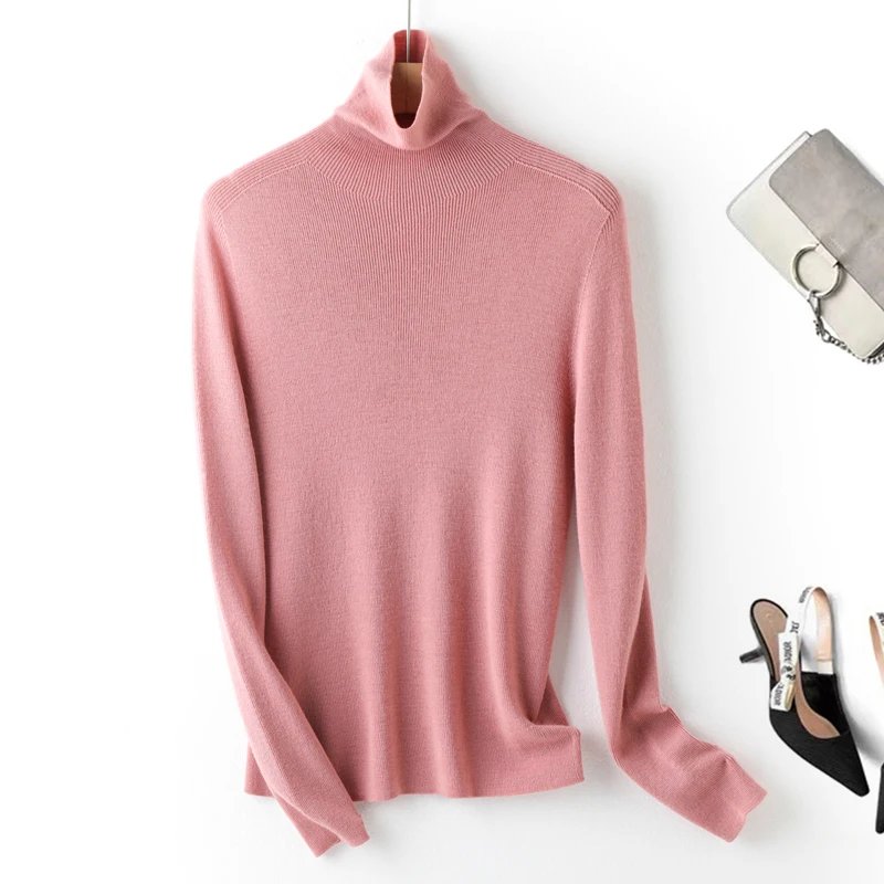 Fall/Winter First-Line Ready-To-Wear 100% Wool Worsted High-Necked Sweater Women's Slim Bottoming Sweater
Fall/Winter First-Line Ready-To-Wear 100% Wool Worsted High-Necked Sweater Women's Slim Bottoming Sweater