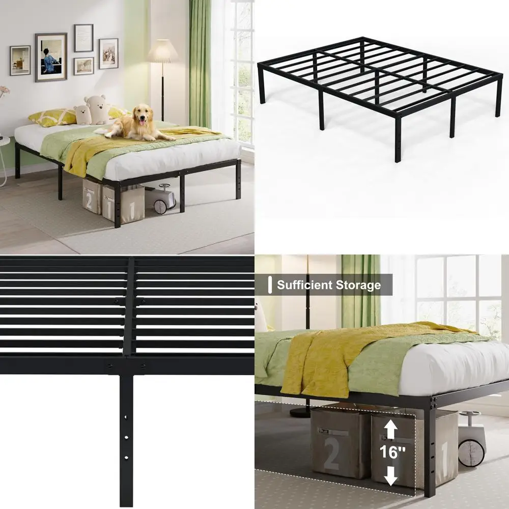 Каркас кровати размера «queen-size 18, высокий металлический каркас кровати с местом для хранения, простая сборка, черный
Каркас кровати размера «queen-size 18, высокий металлический каркас кровати с местом для хранения, простая сборка, черный