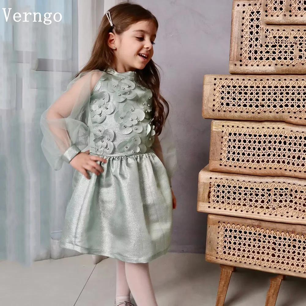 Атласное платье Verngo оливкового цвета с аппликацией для девочек на день рождения, с высоким воротником, длинными рукавами, А-силуэта, с цветами, для принцесс, на заказ
Атласное платье Verngo оливкового цвета с аппликацией для девочек на день рождения, с высоким воротником, длинными рукавами, А-силуэта, с цветами, для принцесс, на заказ