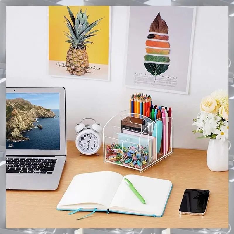 Hot Selling-Acrylic Pen Holder For Desk, Desk Organizer Clear, 360 Degree Pencil Holder For Desk Kids, Rotating Organizer Rotati
Hot Selling-Acrylic Pen Holder For Desk, Desk Organizer Clear, 360 Degree Pencil Holder For Desk Kids, Rotating Organizer Rotati