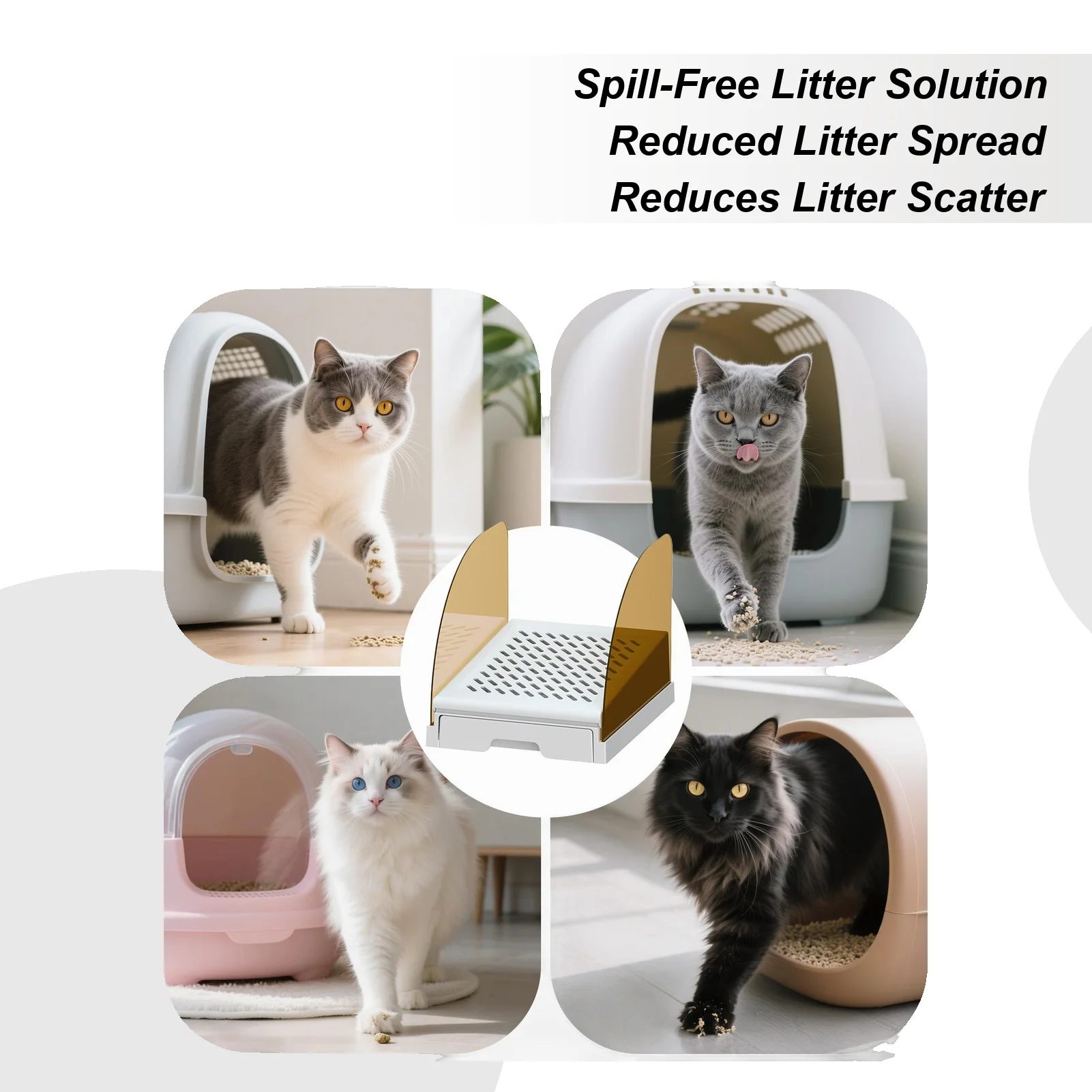 Litter Box Height Adjustable Non Slip With Drawer Cat Litter Pan Open Top For Kitten Bunny Small Animal Indoor Home Apartment
Litter Box Height Adjustable Non Slip With Drawer Cat Litter Pan Open Top For Kitten Bunny Small Animal Indoor Home Apartment