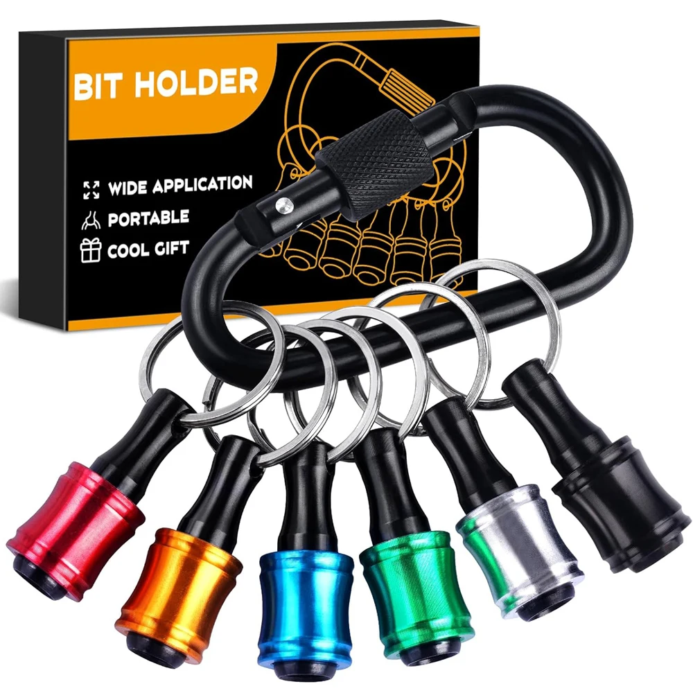 1/4" Hex Shank Screwdriver Bits Holder Extension Bar Keychain Screw Adapter Drill Change Hand-held Screwdriver Drill Bits Holder
1/4" Hex Shank Screwdriver Bits Holder Extension Bar Keychain Screw Adapter Drill Change Hand-held Screwdriver Drill Bits Holder