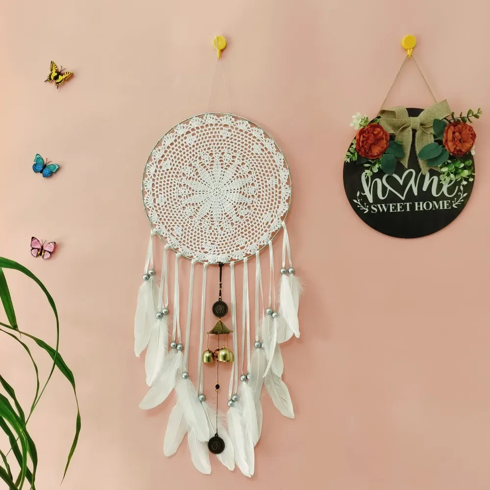 400mm Silver Metal Hoop Dream Catcher Hanging Wind Chimes Home Hanging Decorations Crafts Handmade Wedding Birthday Party Gifts
400mm Silver Metal Hoop Dream Catcher Hanging Wind Chimes Home Hanging Decorations Crafts Handmade Wedding Birthday Party Gifts