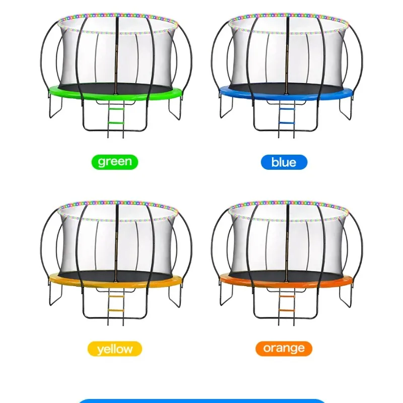 2026 Large Outdoor Trampoline with Enclosure Net and Basketball Hoop Kids Jumping Gear
2026 Large Outdoor Trampoline with Enclosure Net and Basketball Hoop Kids Jumping Gear